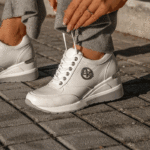 Sneakers με πλατφόρμα - Λευκή
