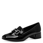 Loafers Tamaris με αγκράφα- Μαύρο
