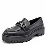 Loafers με διακοσμητικό- Μαύρο