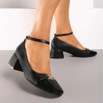 Γόβες με μπαρέτα - Μαύρο