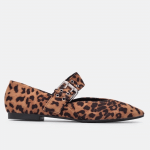 Μπαλαρινα λουστρίνι με μπαρέτα- Μαύρο