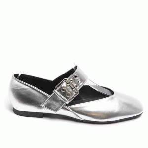 Μπαλαρινα λουστρίνι με μπαρέτα- Μαύρο