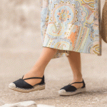 Εσπαντρίγιες με λάστιχα- Μπέζ