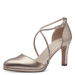 Γόβες Tamaris με φιάπα και strass - Χρυσό