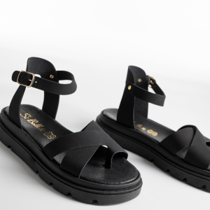 Flatforms με Chunky σόλα  - Μαύρο