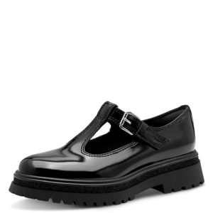 Tamaris oxford λουστρίνι - Μαύρο