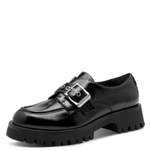 Tamaris oxford λουστρίνι - Μαύρο