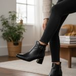 Μποτάκι με Διακοσμητικά Στοιχεία - Καφέ