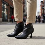 Μποτάκι με Μυτερή Μύτη- Mαύρο