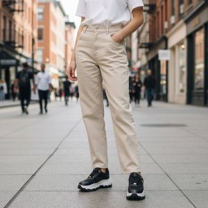 Chunky Sneakers με Άσπρη Σόλα- Mαύρο