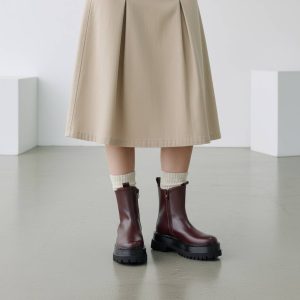 Chelsea Μποτάκια με chunky Σόλα- Μαύρο