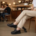 Loafers με Τρακτερωτή Σόλα - Μαύρο