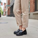 Loafers σε Λουστρίνι με Chunky Σόλα- Μαύρο