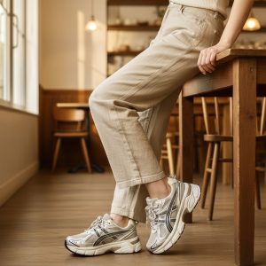 Chunky Sneakers - Light gold