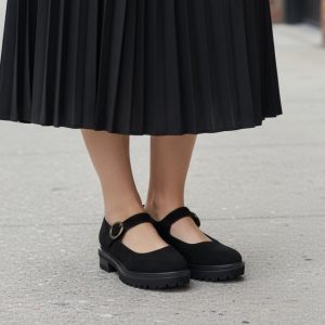 Μποτάκι σε mid μήκος- Μαύρο