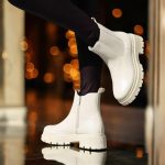 Μποτάκι με λάστιχο- Mαύρο