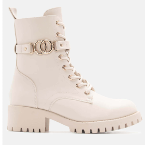 Aρβυλάκια με χρυσές λεπτομέριες- Μπέζ