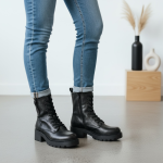 Combat Μποτάκι με Κορδόνια - Μαύρο Gun