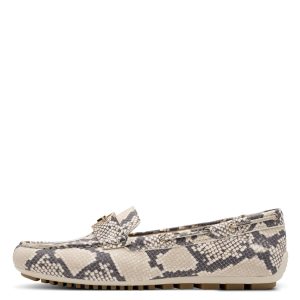 Μοκασίνι Tamaris με πλεκτή υφή- Καφέ