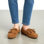 Μοκασίνι με διακοσμητικά κρόσσια - Καφέ