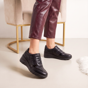 Ανατομικά Sneakers με Ελαστικά Κορδόνια – Καφέ